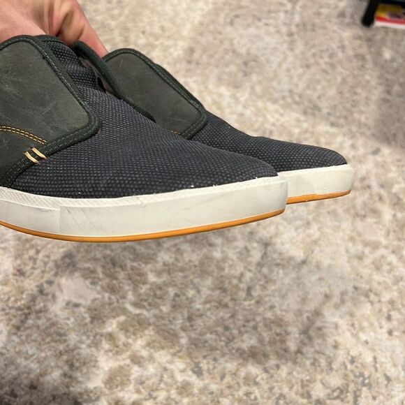 AHNU Mens Leather Slip On Loafers Tennis Shoes
Sz US 8.5 Blue Green - Picture 5 of 9